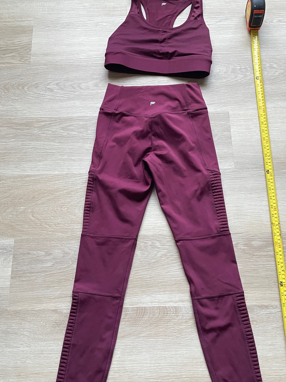 Fabletics High-Waist Leggings in Deep Berry